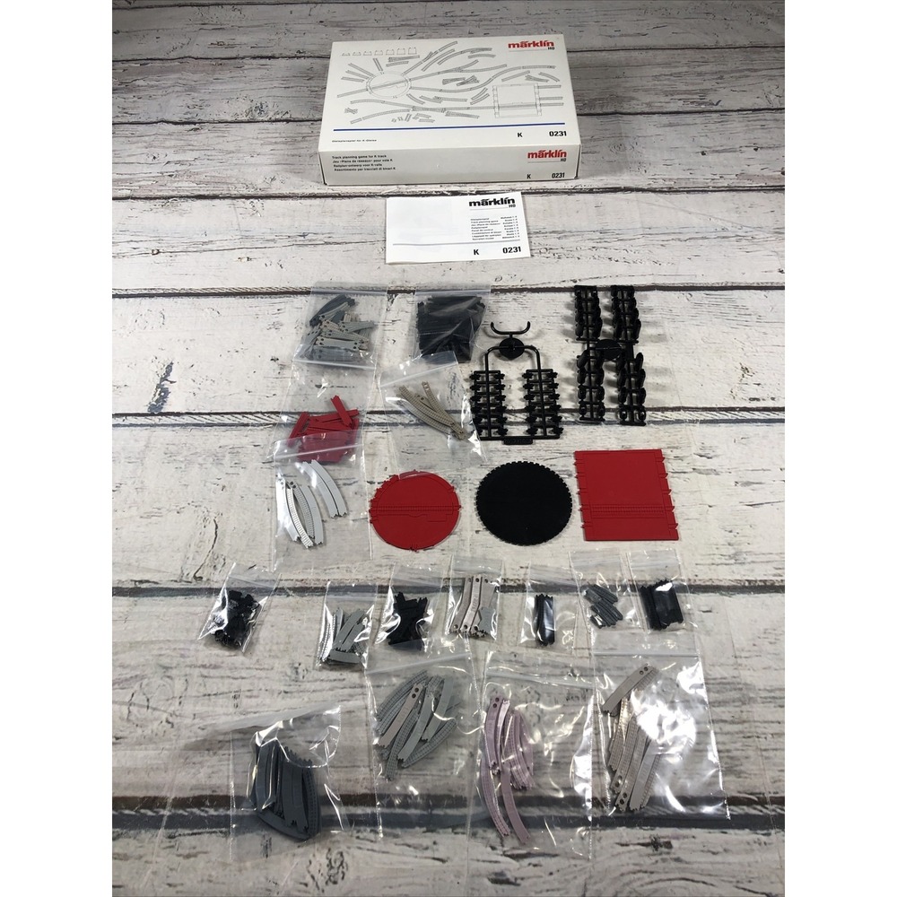 Märklin H0 0231 K Track Planning Game Layout Design Kit Complete Vintage